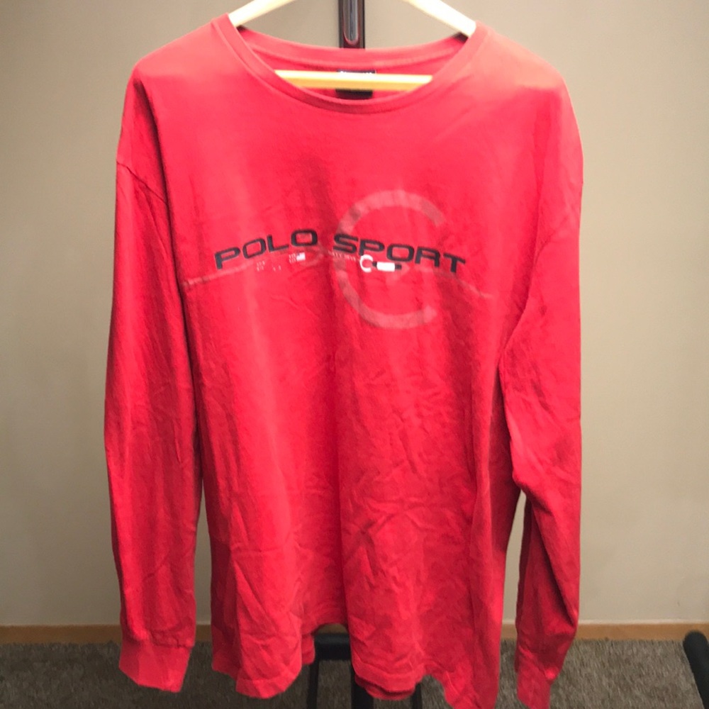 Brand new men’s long sleeve polo sport tee